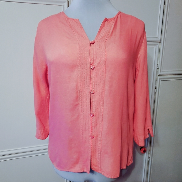 Van Heusen Tops - Van Heusen Coral Top